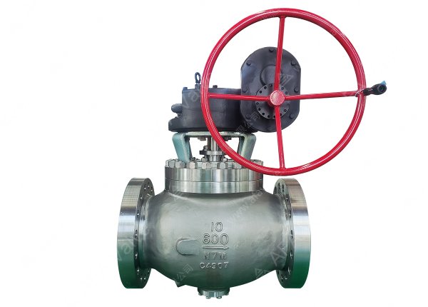 10" 600磅 N7M材质 手动硬密封耐磨C型球阀